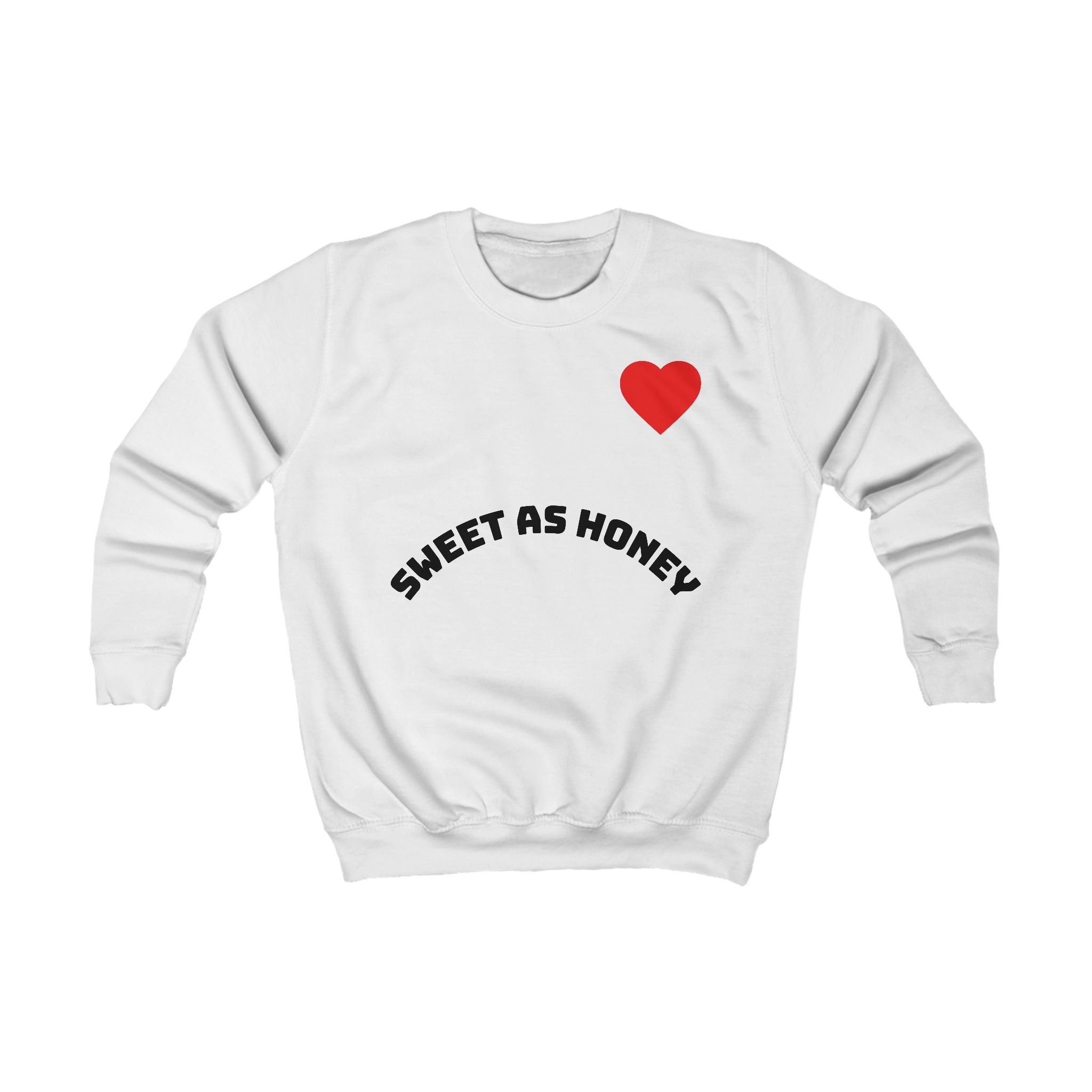 Sweet as Honey Kids Sweatshirt, Cute Bee Design Sweatshirt, Trendy Kids Apparel, Gift for Birthdays, Cozy Everyday Wear