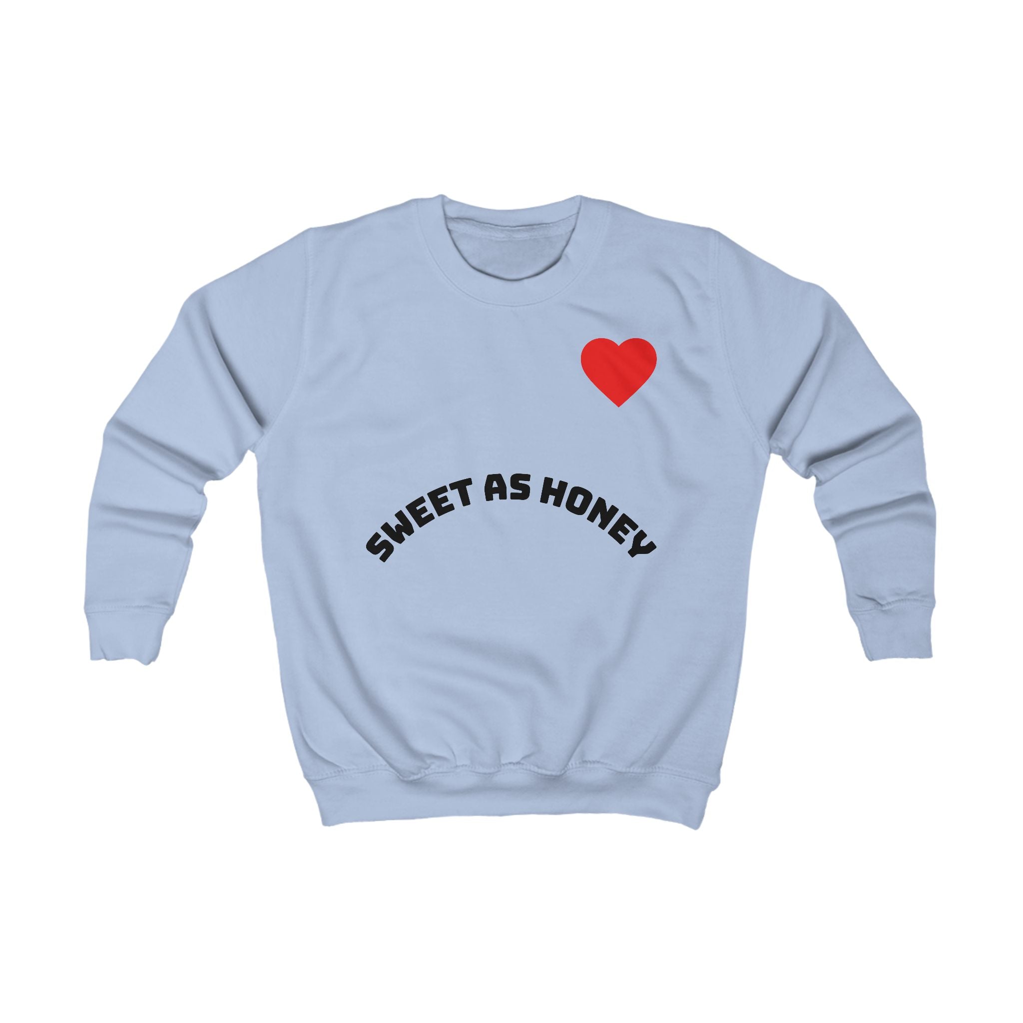 Sweet as Honey Kids Sweatshirt, Cute Bee Design Sweatshirt, Trendy Kids Apparel, Gift for Birthdays, Cozy Everyday Wear